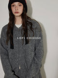 Lofi_choose_Knit_Wool_Blend_Zip_Cardigan_Loose_Fit_Office_Gray_Short_Skirt_Top_&_Skirt_Sets_MISSTT