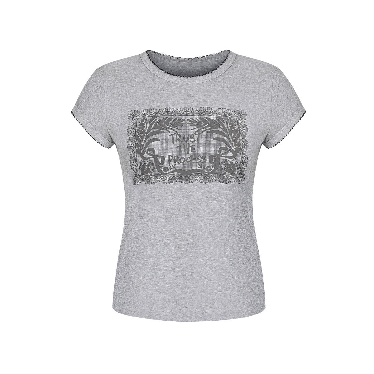 fano_Lyocell_Blend_Heather_Gray_Printed_Slim_Korean_Crewneck_Short_Sleeve_T-Shirts_MISSTT