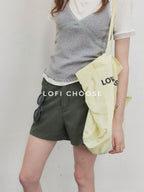 Lofi choose Breathable Round Neck Loose Fit Commuter White Short Sleeve T-Shirts