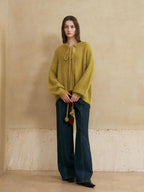 someone sometimes Washed Denim Relaxed Natural Waist Casual Zip Fly Blue Straight Leg Jeans