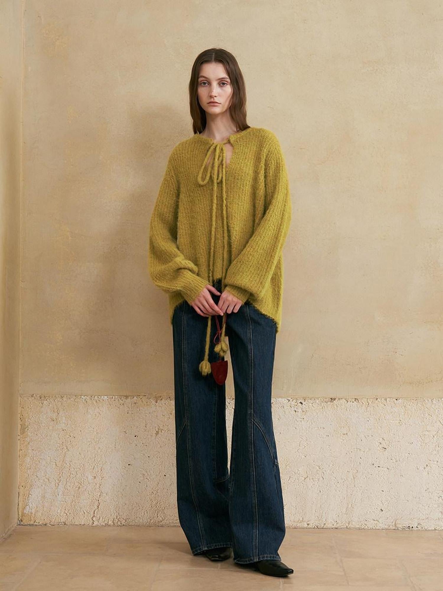 someone sometimes Washed Denim Relaxed Natural Waist Casual Zip Fly Blue Straight Leg Jeans
