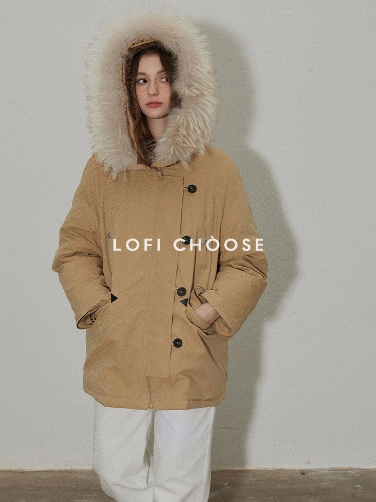 Lofi_choose_90_Percent_White_Duck_Down_Thick_Hooded_Commuter_Khaki_Zip_Down_Jackets_MISSTT