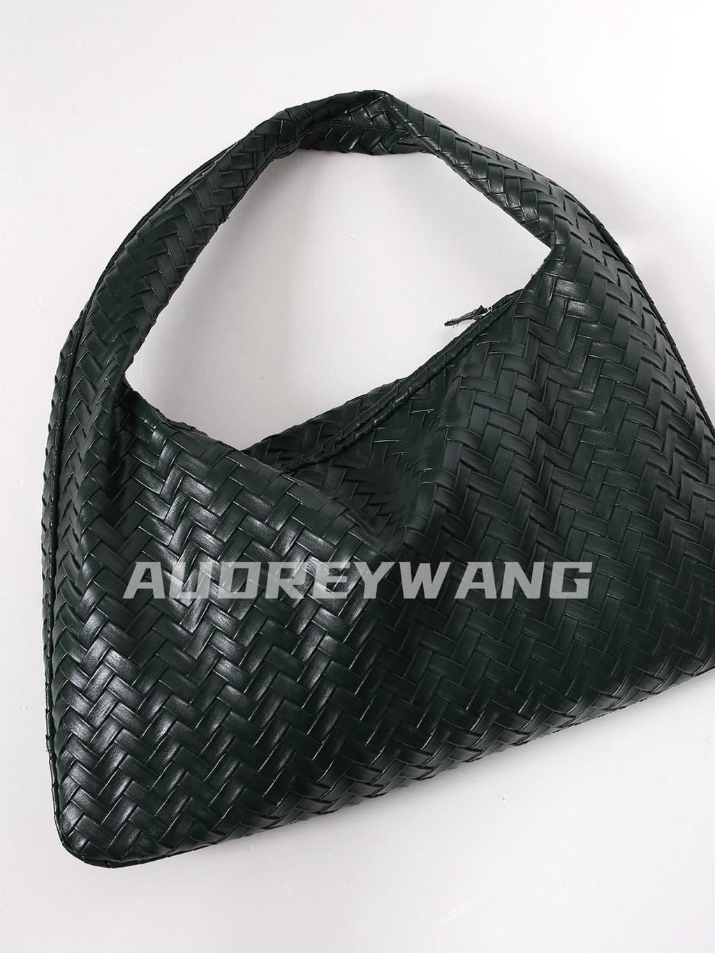 audreyyang Soft Square Textured Handheld Zipper Closure Chic For Women Everyday Tote Bags