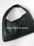 audreyyang Soft Square Textured Handheld Zipper Closure Chic For Women Everyday Tote Bags