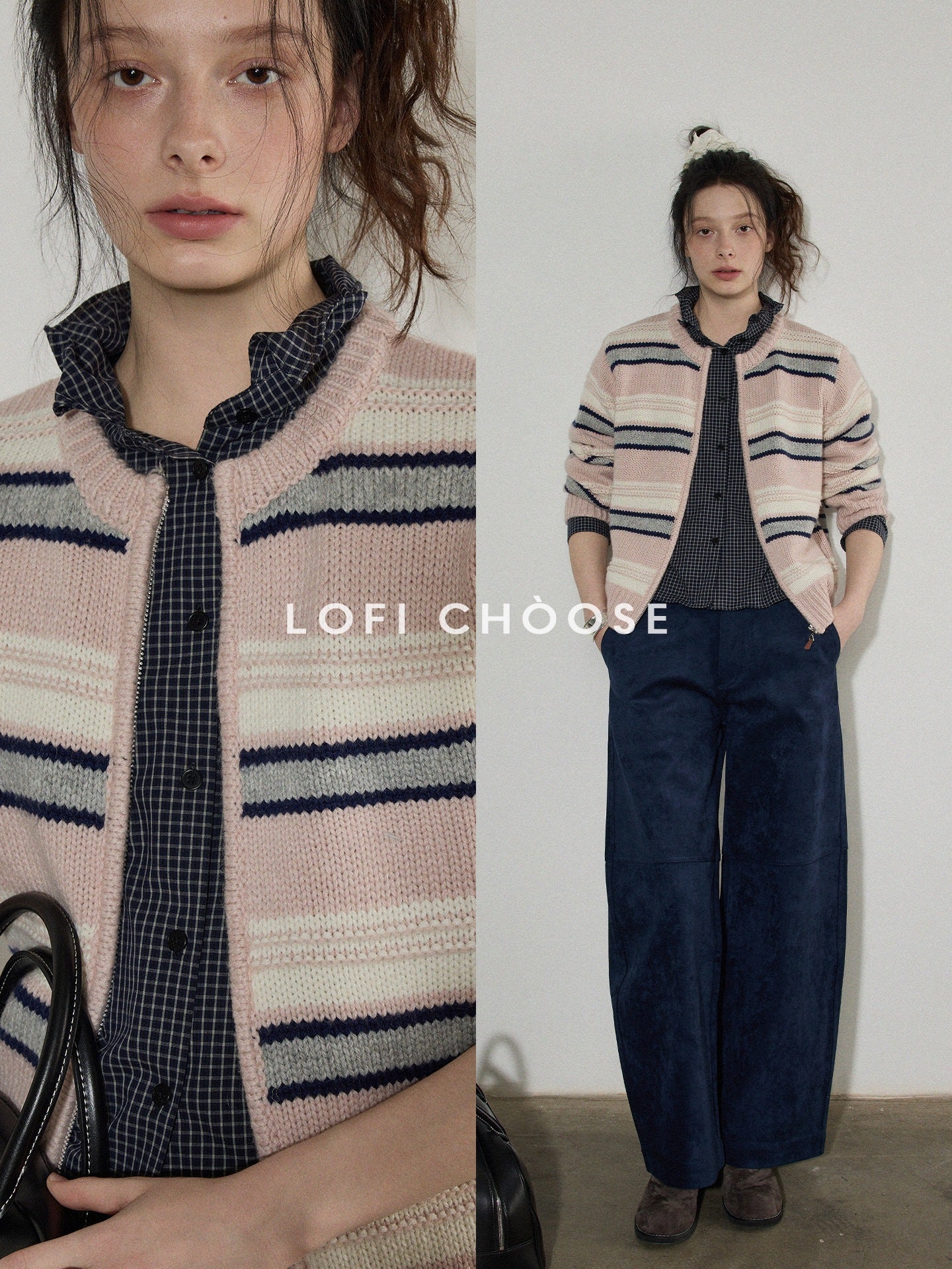 Lofi_choose_Soft_Wool_Blend_Commuter_Loose_Fit_Colorblock_Zip_Knit_For_Women_Cardigans_MISSTT