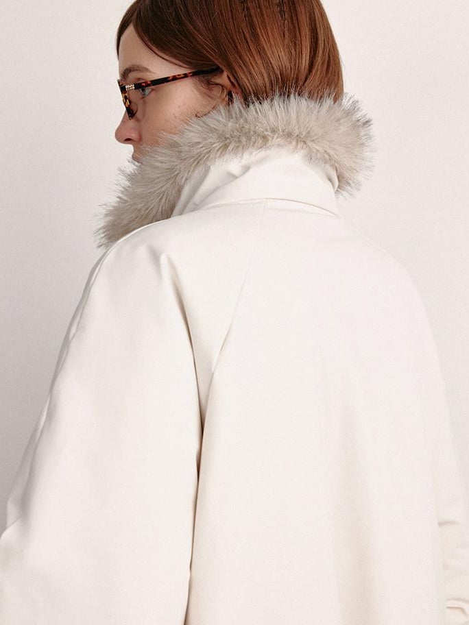 fano 90% White Duck Down Insulated Casual Straight Fit Hooded Short Warm Down Jackets