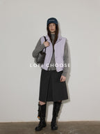 Lofi choose Soft Wool Blend Rolled Edge Loose Office Knit Button Long Sleeve Cardigans