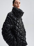 audreyyang 90 Percent Duck Down Thick Warm Casual Diamond Quilted Women Zipper Down Jackets