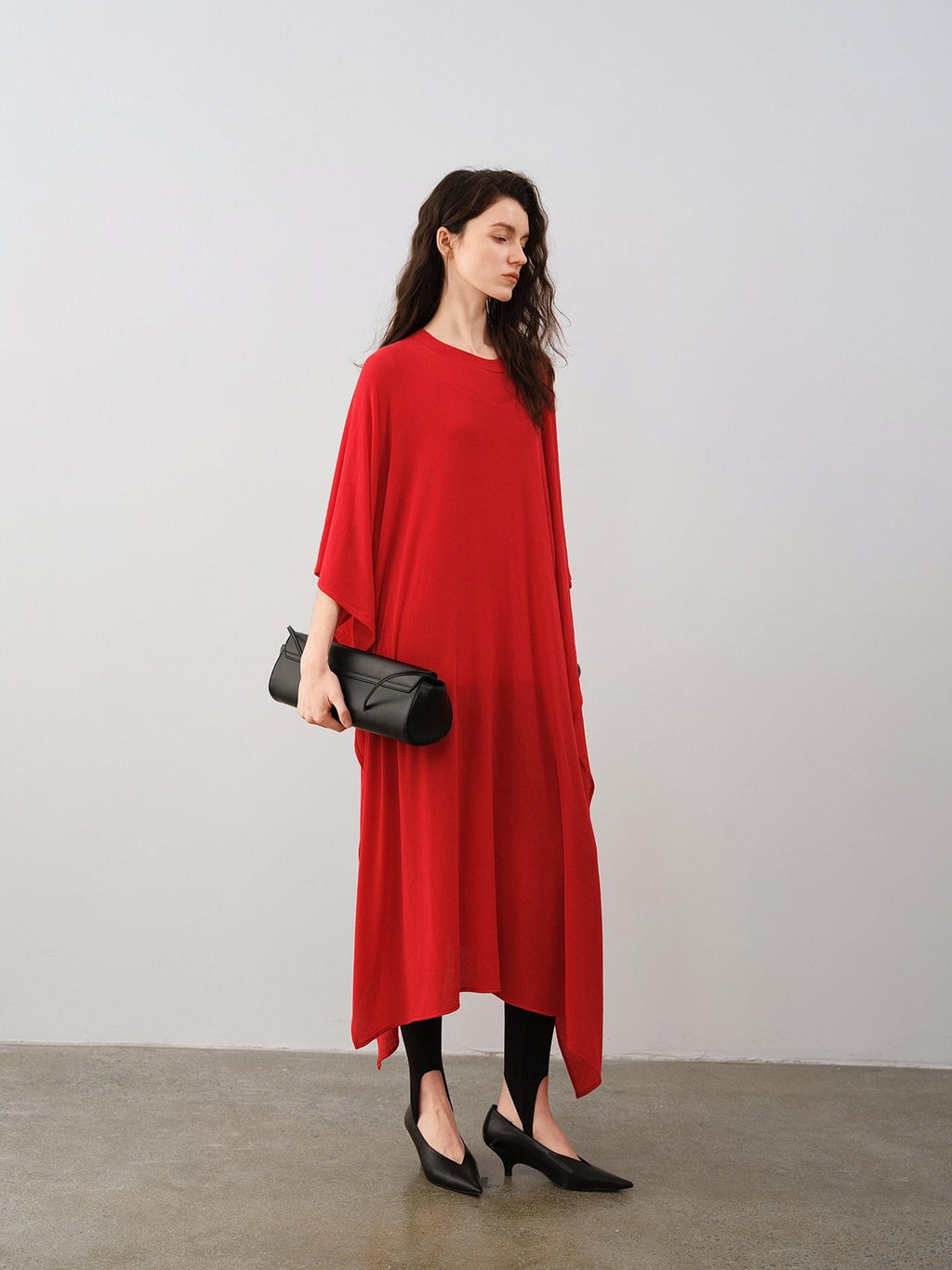 audreyyang Lyocell Wool Blend Loose Sleeveless Pullover Stirrup Leggings Top & Pants Sets