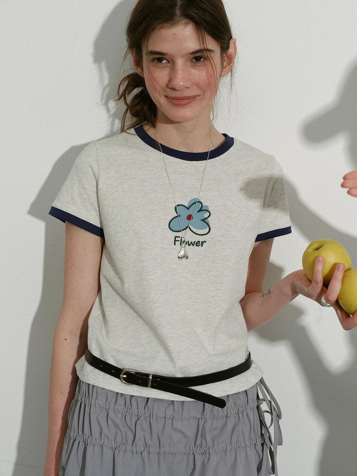 Lofi choose High Waist Bow A Line Cotton Commuter Loose Fit Women Tie Elegant Midi Skirts