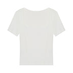 fano_Creative_Square_Neck_Slim_Fit_Minimalist_Women_Black_White_Short_Sleeve_T-Shirts_MISSTT