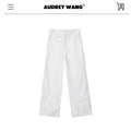 audreyyang_Breathable_Cotton_High_Waist_Tailored_Pockets_Button_Fly_White_Straight_Pants_MISSTT