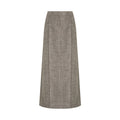 unspoken_Minimalist_Heather_Gray_Loose_Fit_Longsleeve_Office_Polyester_Top_&_Skirt_Sets_MISSTT