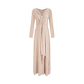 unspoken_Lyocell_V-neck_High_Waist_Zip_Longsleeve_Pink_Slim_Knit_Maxi_Dresses_MISSTT