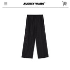 audreyyang_Rhinestone_Asymmetric_Loose_Fit_Women_Cotton_Crew_Black_Short_Sleeve_T-Shirts_MISSTT