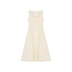 fano_Cotton_High_Waist_Pleated_Minimal_A_Line_Square_Neck_Women_Maxi_Dresses_MISSTT