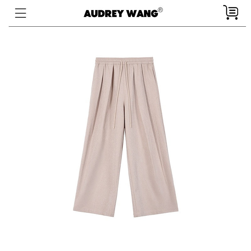 audreyyang_Comfort_Stretch_Polyester_Casual_Elastic_Pull_On_Women_Wide_Leg_Pants_MISSTT
