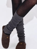 fano Soft Breathable Cotton Blend Minimal High Tube Women Casual Everyday Socks