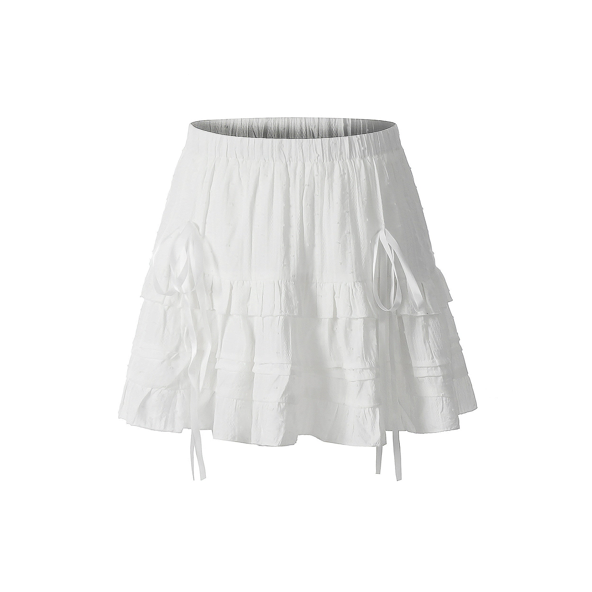 ikyou_Soft_Cotton_Jacquard_Lined_A_Line_Puff_Skirt_Bow_Lace_Women_Daily_Mini_Skirts_MISSTT