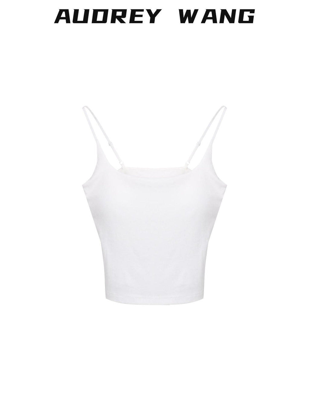 audreyyang Slim U Neck Built In Padding Polyester Blend One Size Versatile Women Camisoles