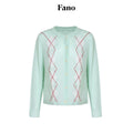 fano_Warm_Wool_Blend_Diamond_Loose_Fit_Commuter_Round_Neck_Mint_Cardigans_MISSTT