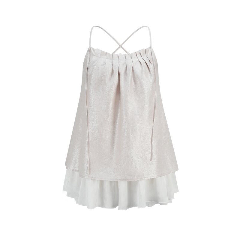 someone_sometimes_Original_Design_Ruffle_Trim_Loose_Fit_Lyocell_Blend_Women_Solid_Color_Camisoles_MISSTT