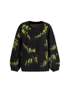unspoken Thermal Commuter Loose Colorblock Womens Wool Blend Knit Sweaters