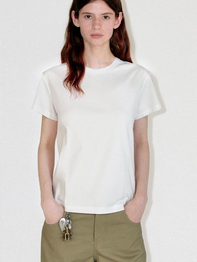 fano Moisture Wicking Slim Fit Crew Neck Women Cross Print Short Sleeve T-Shirts