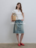 Lofi_choose_Puff_Sleeve_Tie_Neck_Loose_Fit_Office_Workwear_Short_Sleeve_White_Pink_Blouses_MISSTT