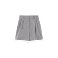 audreyyang_Linen_Blend_Commuter_Straight_Natural_Waist_Heather_Gray_Mid-Length_Shorts_MISSTT