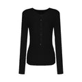 unspoken_Breathable_Skin_Friendly_Slim_Fit_Button_Half_Collar_Women_Knit_Cardigans_MISSTT