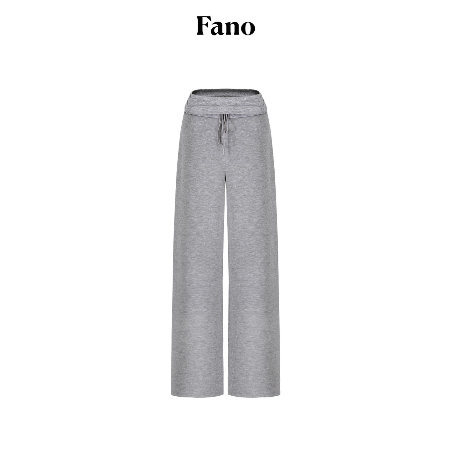 fano_Versatile_Natural_Waist_Drawstring_Wide_Leg_Heather_Gray_Poly_Blend_Sweatpants_MISSTT
