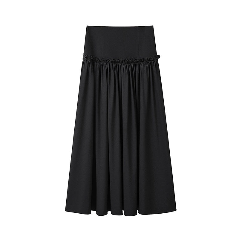 someonesometimes Bamboo Blend Sleeveless Vest High Waist Skirt Office Women Top & Skirt Sets