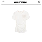 audreyyang_Embroidered_Slim_Fit_Office_White_Crew_Neck_Women_Polyester_Short_Sleeve_T-Shirts_MISSTT