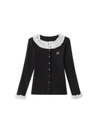 ikyou Soft Stain Resistant Slim Fit Dot Button Casual Cotton Long Sleeve T-Shirts