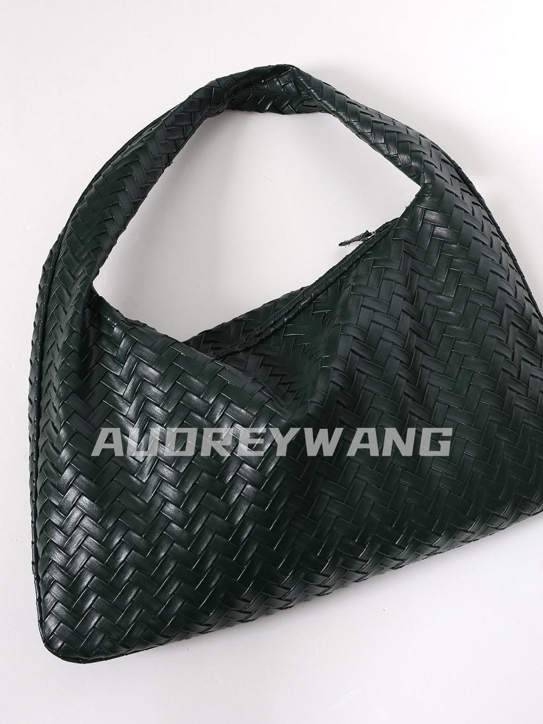 audreyyang Soft Square Textured Handheld Zipper Closure Chic For Women Everyday Tote Bags