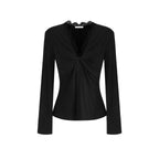 unspoken_Breathable_Lyocell_Lace_Slim_Fit_V-neck_Long_Sleeve_Women_Black_Blouses_MISSTT