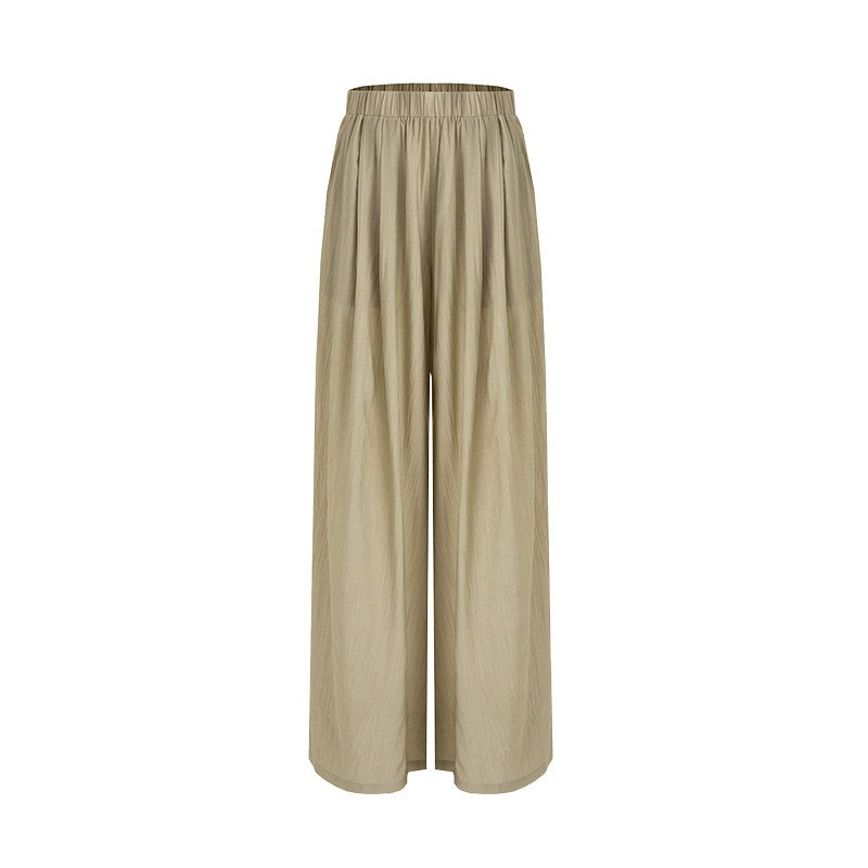 unspoken_High_Waist_Pleated_Elastic_Workwear_Khaki_Viscose_Wide_Leg_Pants_MISSTT