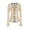 unspoken_Embroidered_Floral_V-neck_Slim_Fit_Bell_Sleeve_Casual_Women_Polyester_Blouses_MISSTT