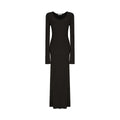 unspoken_Breathable_Minimalist_High_Waist_Aline_Knit_Long_Sleeve_Women_Black_Maxi_Dresses_MISSTT