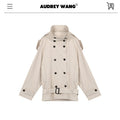 audreyyang_Commuter_Straight_Fit_Midlength_Doublebreasted_Epaulet_Beige_Women_Denim_Jackets_MISSTT
