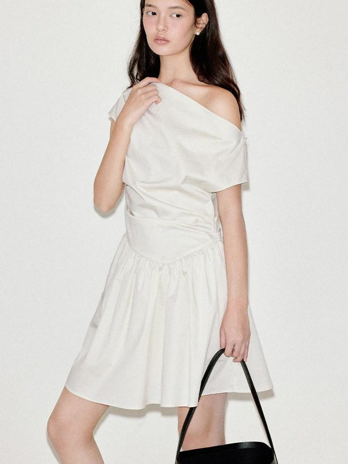 fano Casual Cotton A Line Sleeveless U Neck Loose Waist Everyday Women Midi Dresses