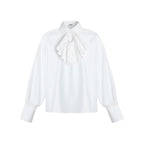 fano_Breathable_Lyocell_Cotton_Loose_Casual_Lace_Petal_Collar_Women_Blouses_MISSTT