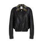 unspoken_Commuter_Loose_Cropped_Colorblock_Patchwork_Lapel_Zipper_Leather_Jackets_MISSTT