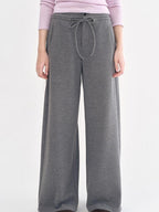 fano Fleece Lined Breathable Sport Straight Leg Women Heather Gray Sweatpants