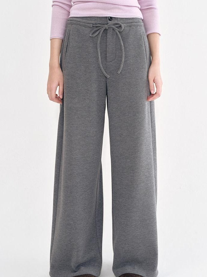 fano Fleece Lined Breathable Sport Straight Leg Women Heather Gray Sweatpants