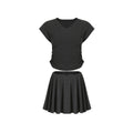 fano_Chic_V-neck_Short_Sleeve_Two_Piece_Women_Matching_Set_Top_&_Skirt_Sets_MISSTT