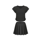 fano_Chic_V-neck_Short_Sleeve_Two_Piece_Women_Matching_Set_Top_&_Skirt_Sets_MISSTT