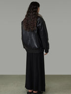 unspoken Insulated Oversized Pocket Minimalist Commuter Women Black Short Coat