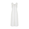 unspoken_Soft_100_Percent_Cotton_Crochet_V-neck_Sleeveless_Office_White_Maxi_Dresses_MISSTT